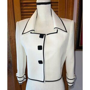 Musani Couture Ivory Black Jacket — 12 (42)